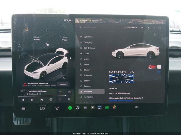 2025 TESLA MODEL 3