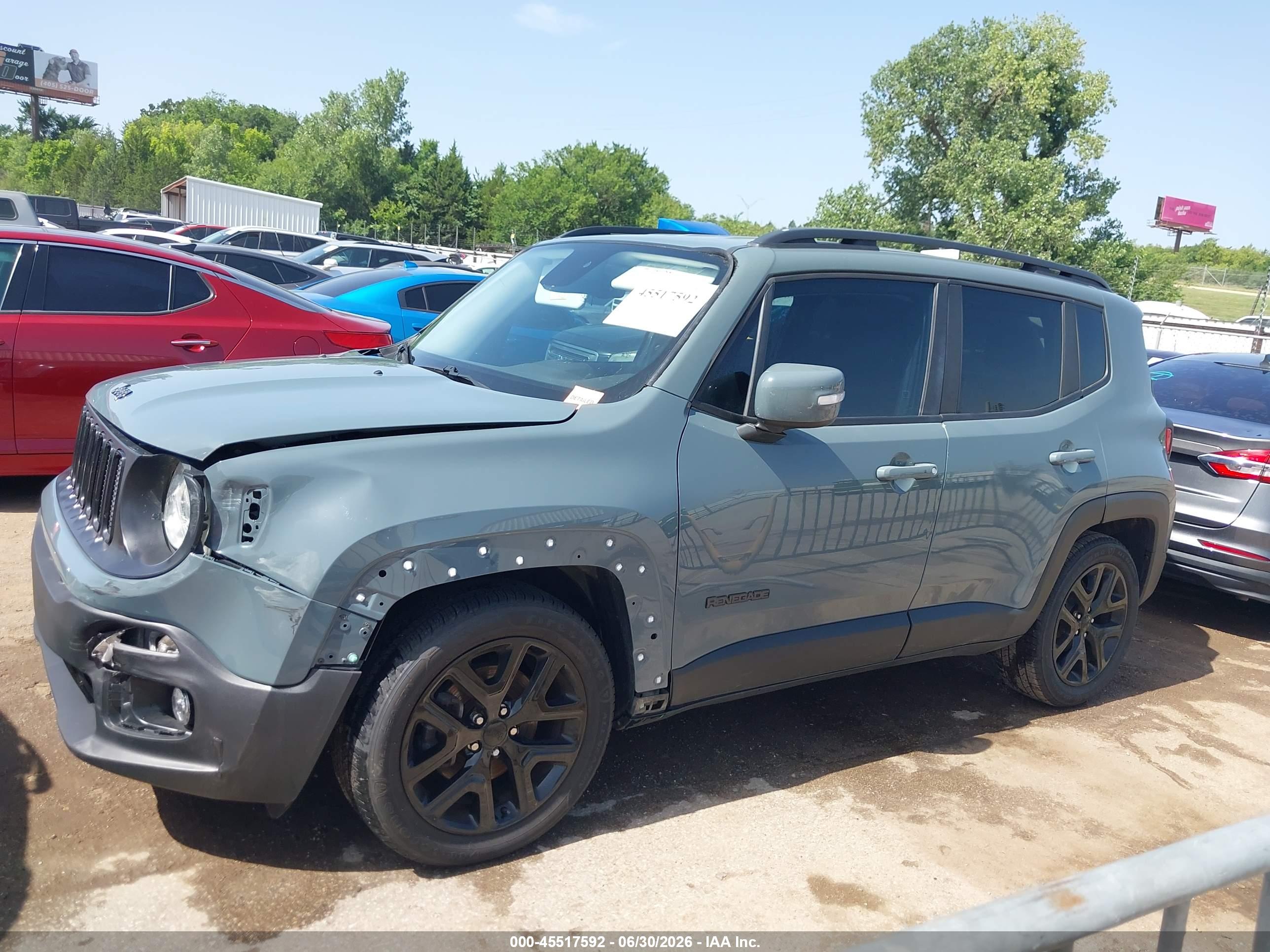 2017 JEEP RENEGADE ALTITUDE FWD