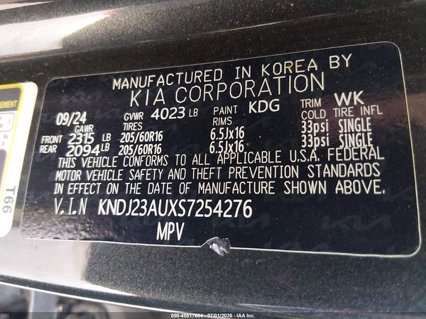 2025 KIA SOUL LX