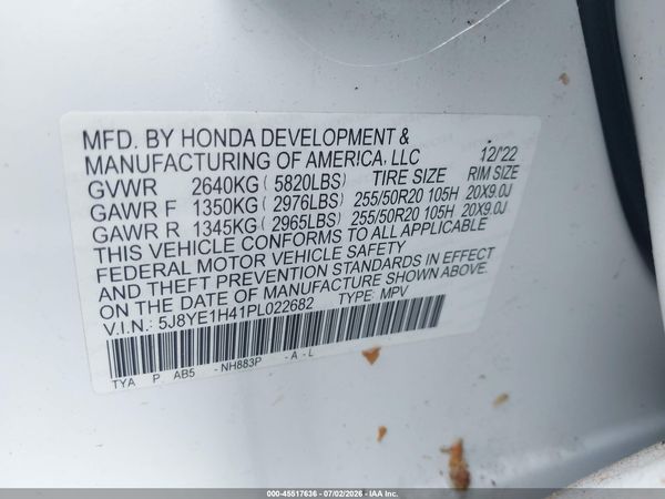 2023 ACURA MDX TECHNOLOGY PACKAGE