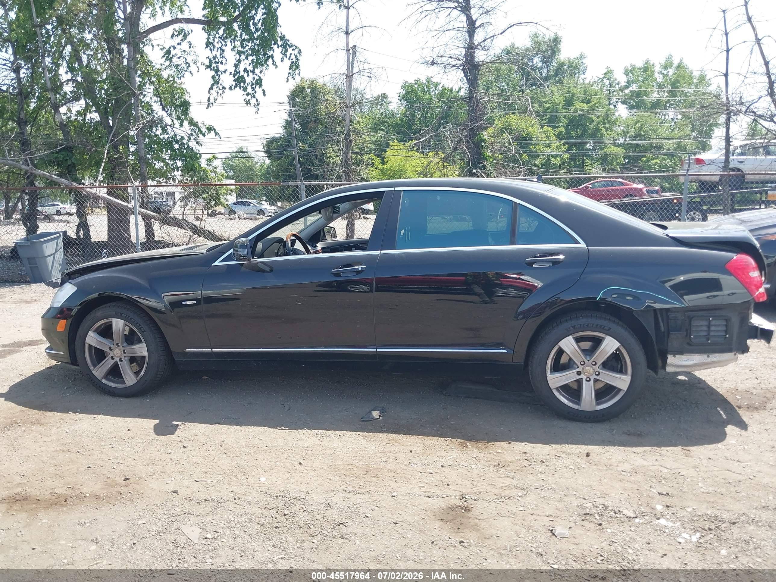 2012 MERCEDES-BENZ S 550 4MATIC