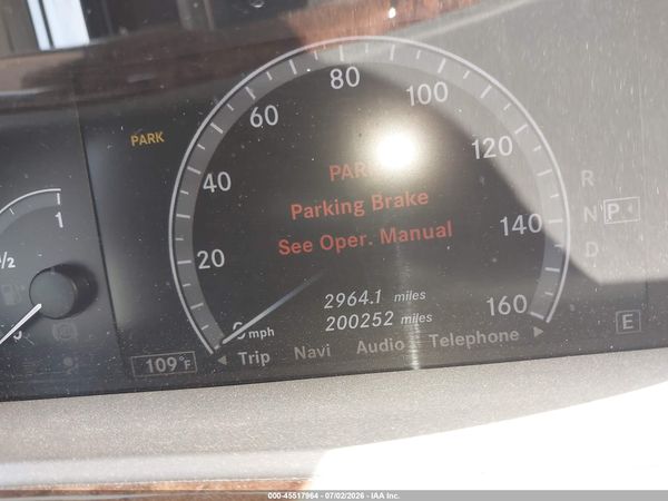 2012 MERCEDES-BENZ S 550 4MATIC