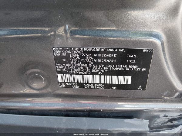 2022 TOYOTA RAV4 XLE