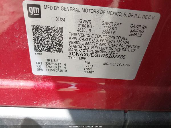 2024 CHEVROLET EQUINOX AWD LT — I9