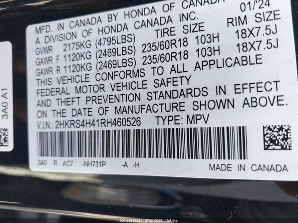 2024 HONDA CR-V EX AWD