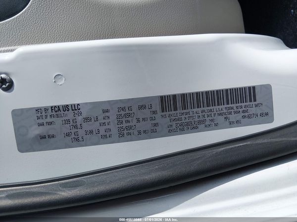 2020 DODGE GRAND CARAVAN SE