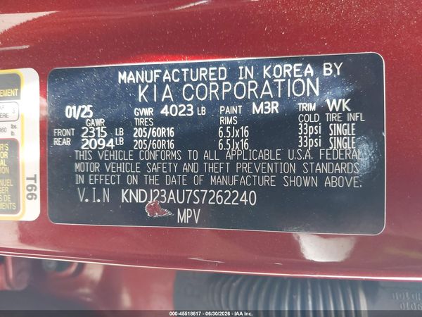 2025 KIA SOUL LX