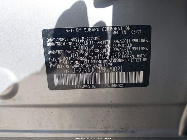 2021 SUBARU FORESTER PREMIUM