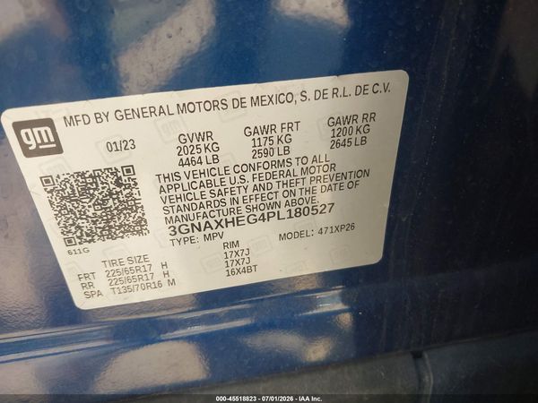 2023 CHEVROLET EQUINOX FWD LS — I9