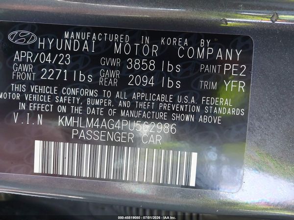 2023 HYUNDAI ELANTRA SEL
