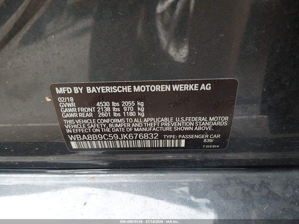 2018 BMW 330I