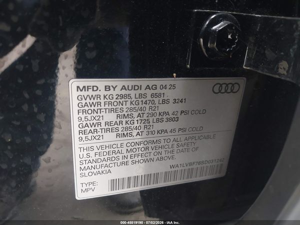 2025 AUDI Q7