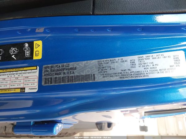 2023 JEEP WRANGLER 4-DOOR SPORT S 4X4