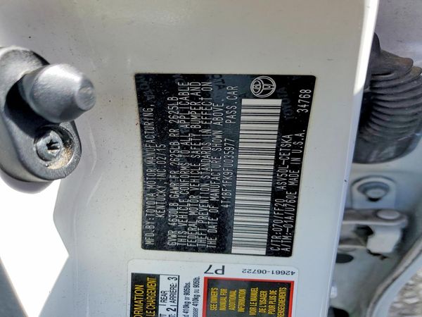 2015 TOYOTA CAMRY