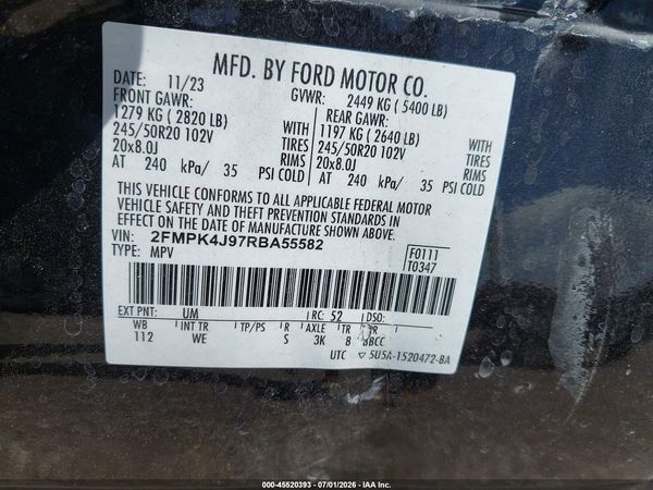 2024 FORD EDGE ST-LINE