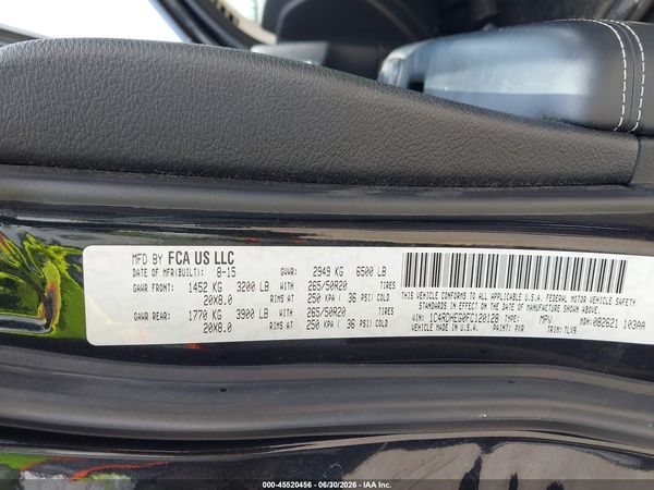 2015 DODGE DURANGO CITADEL