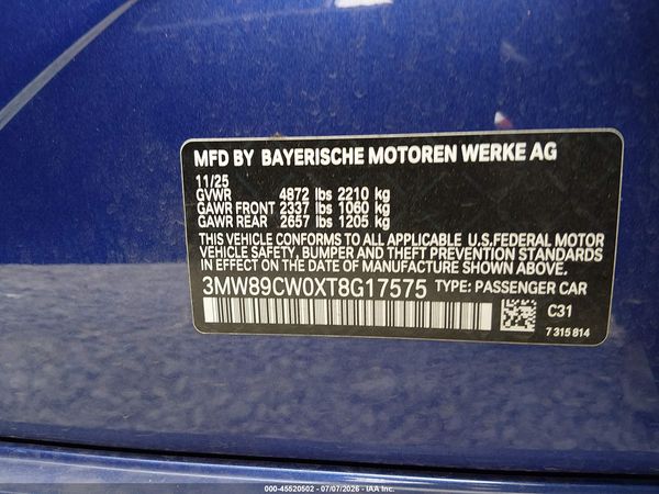 2026 BMW 330I XDRIVE NA — I9
