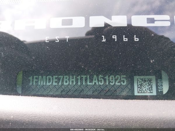 2026 FORD BRONCO BIG BEND — I152
