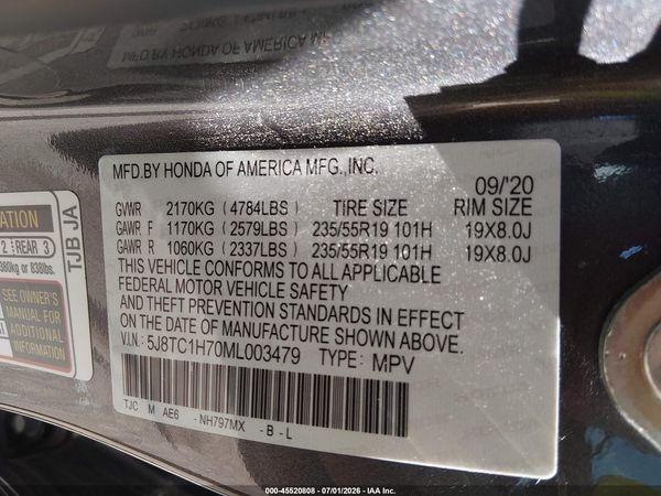 2021 ACURA RDX ADVANCE PACKAGE