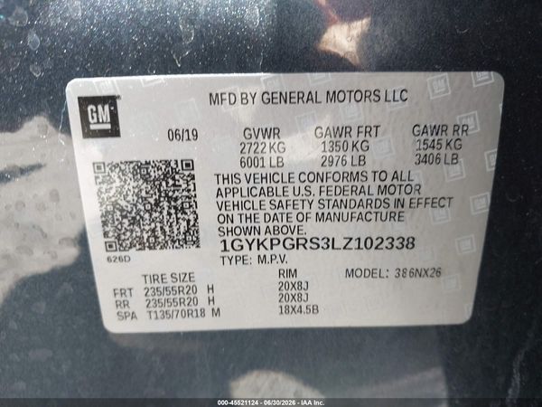 2020 CADILLAC XT6 AWD SPORT