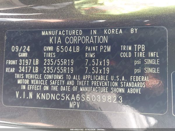 2025 KIA CARNIVAL MPV HYBRID EX