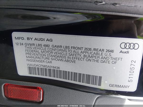 2025 AUDI A5 SPORTBACK