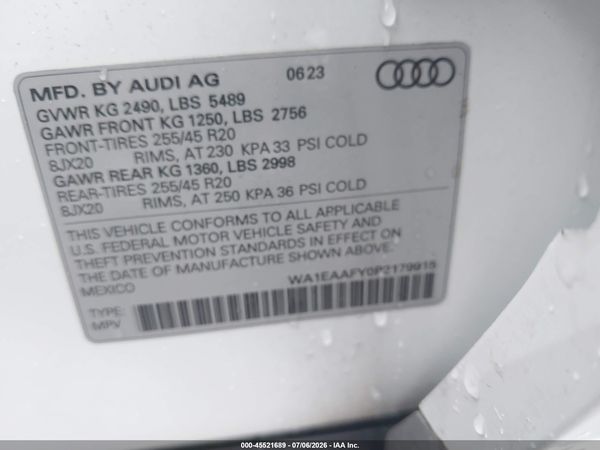 2023 AUDI Q5