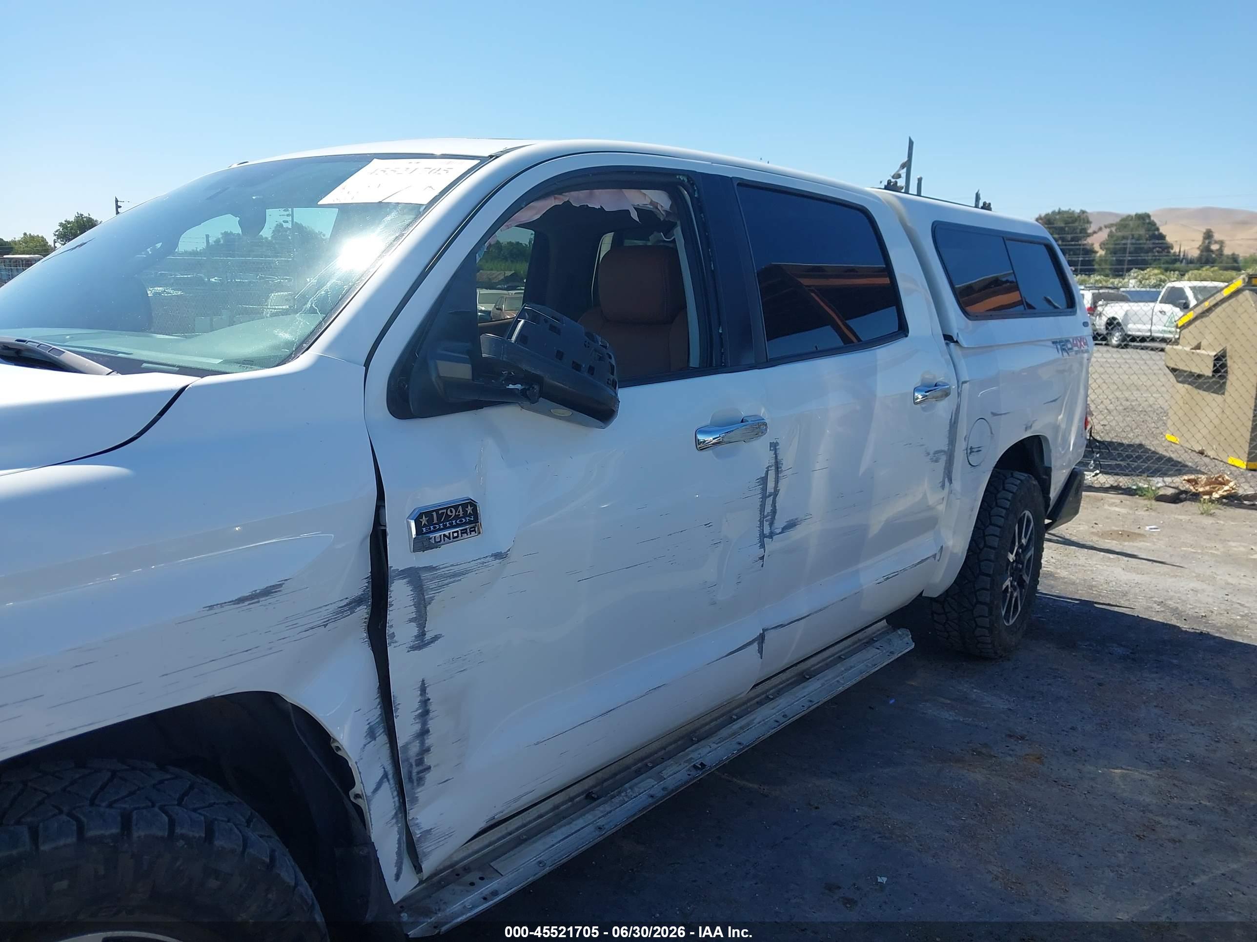 2017 TOYOTA TUNDRA 1794 5.7L V8
