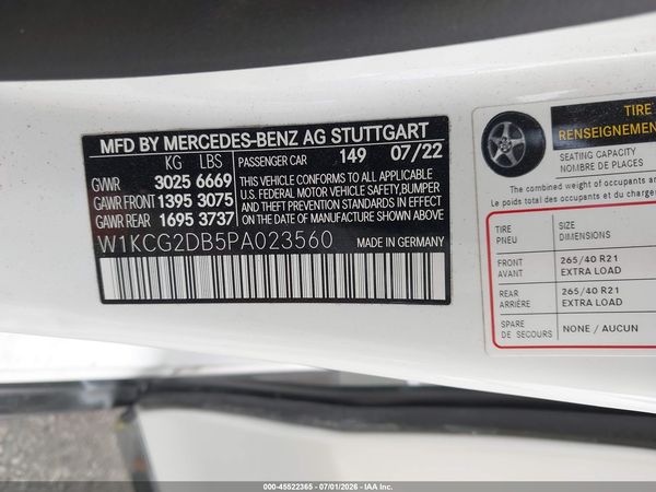 2023 MERCEDES-BENZ EQS 450+