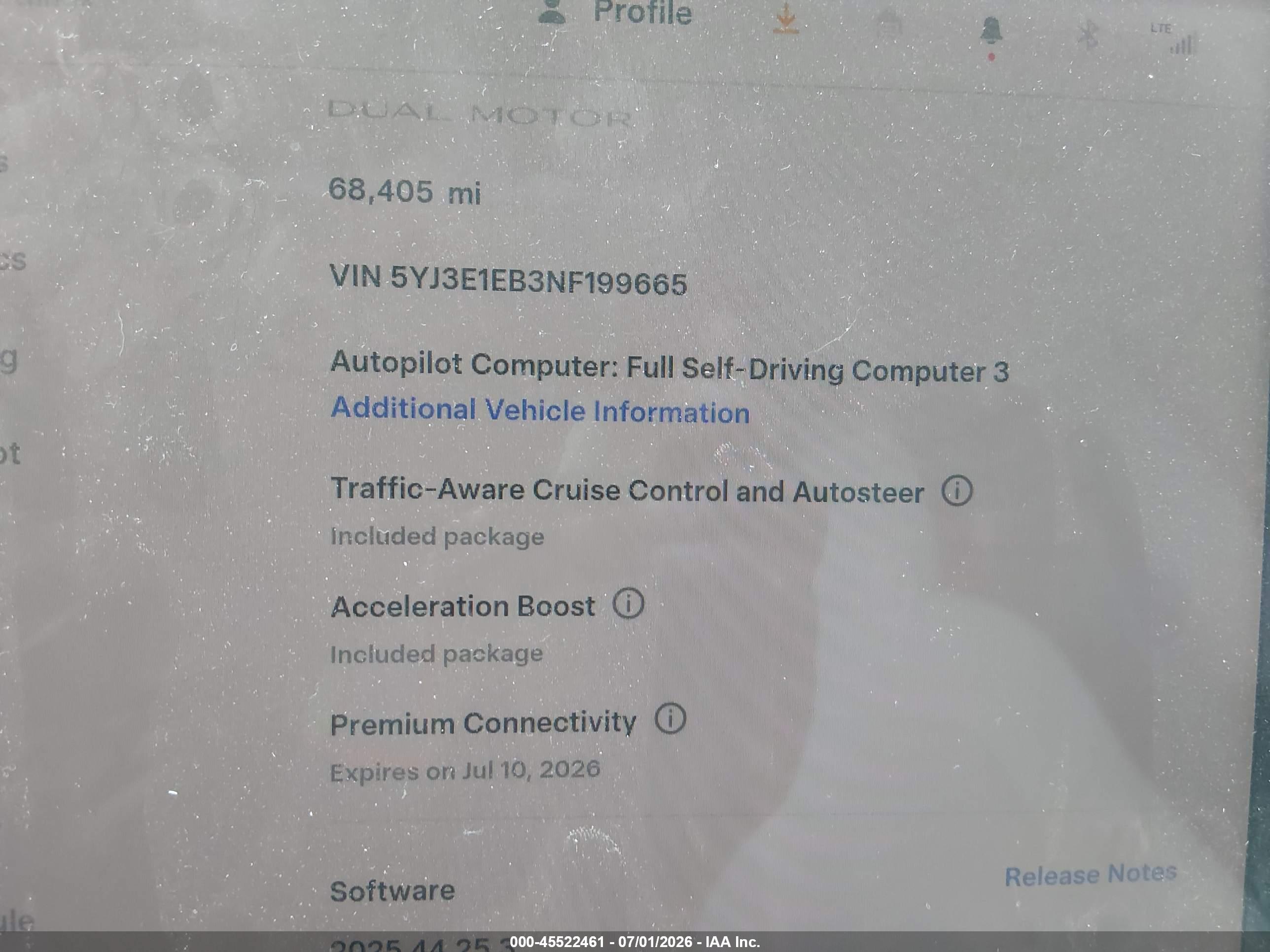 2022 TESLA MODEL 3