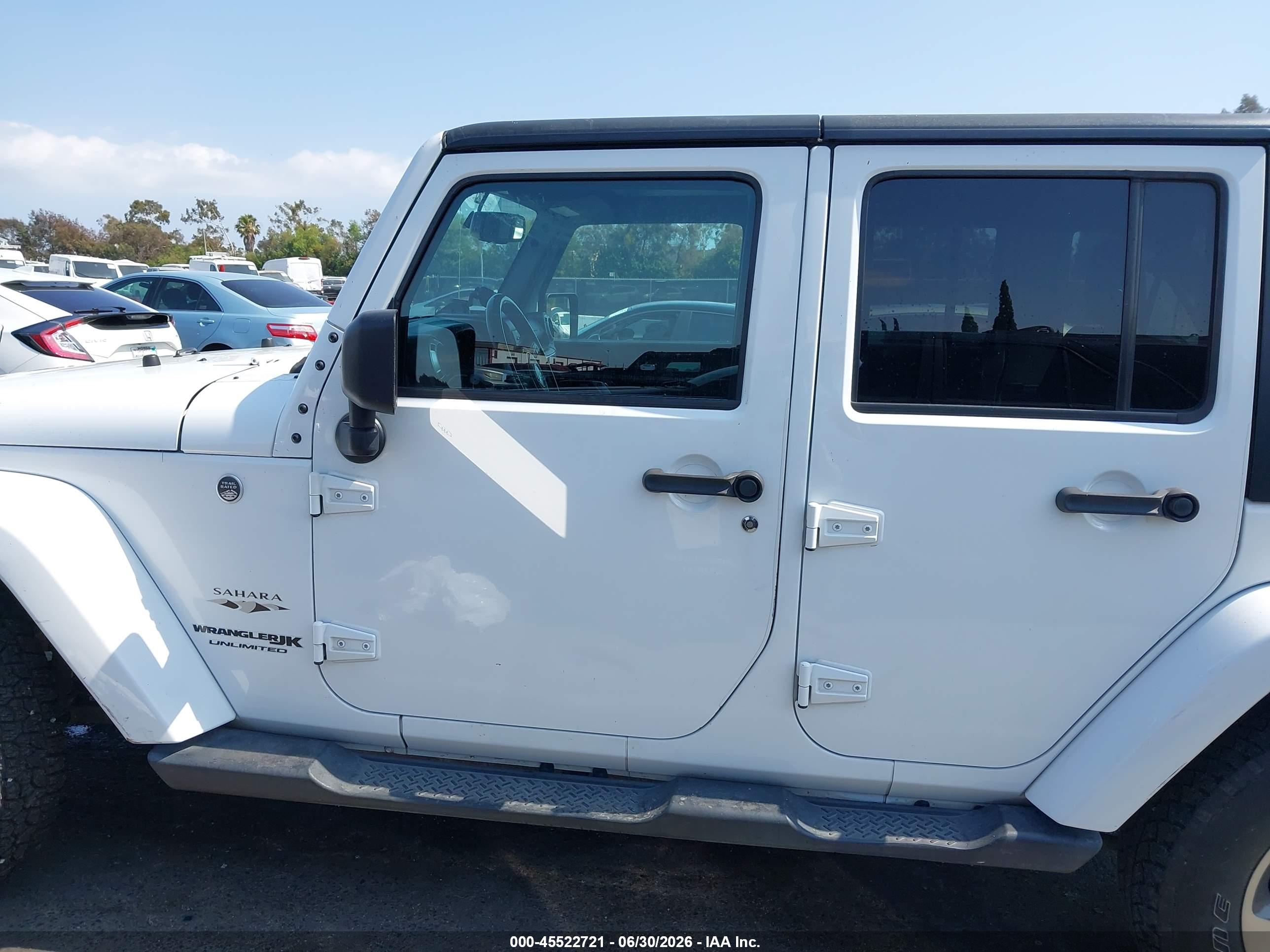 2018 JEEP WRANGLER JK UNLIMITED SAHARA 4X4