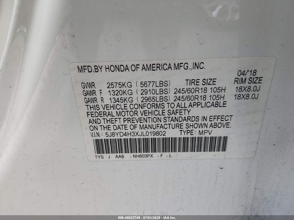 2018 ACURA MDX SH-AWD