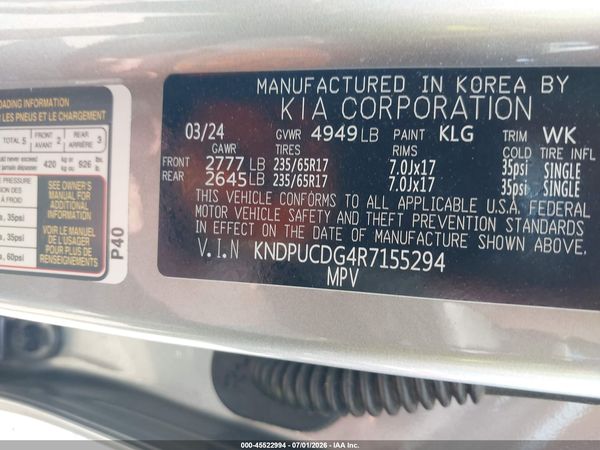 2024 KIA SPORTAGE HYBRID LX