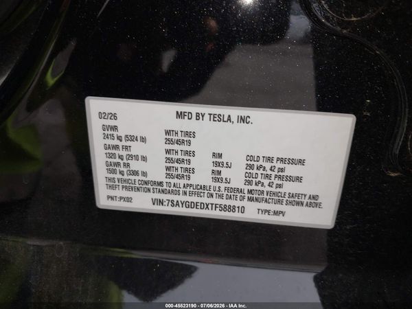 2026 TESLA MODEL Y