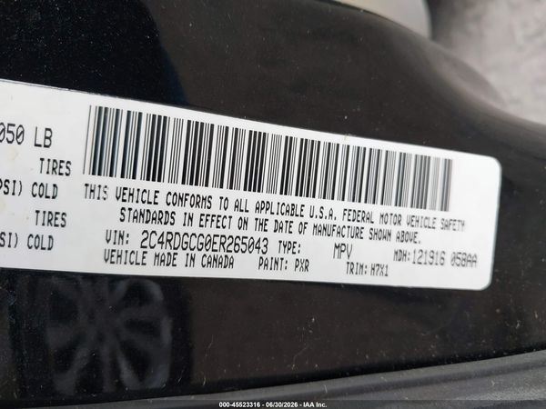 2014 DODGE GRAND CARAVAN SXT