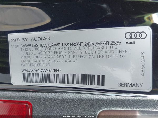 2021 AUDI A4