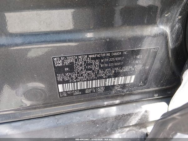 2022 TOYOTA RAV4 XLE