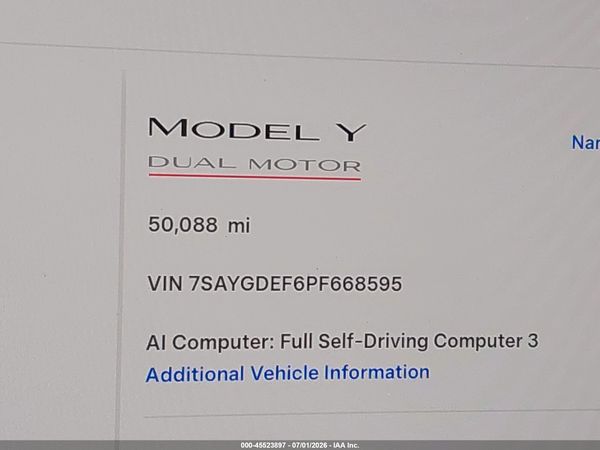2023 TESLA MODEL Y