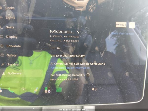 2021 TESLA MODEL Y