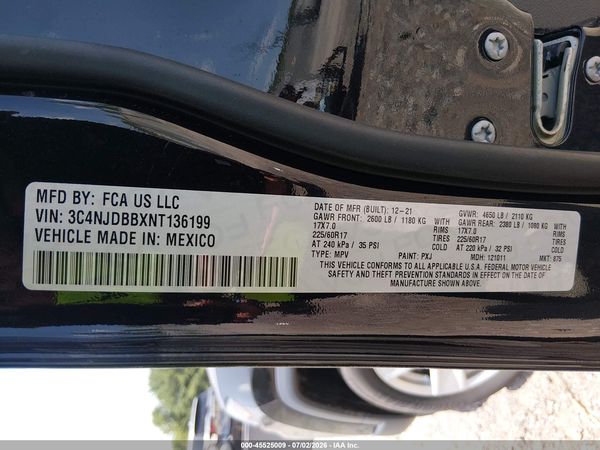 2022 JEEP COMPASS LATITUDE 4X4