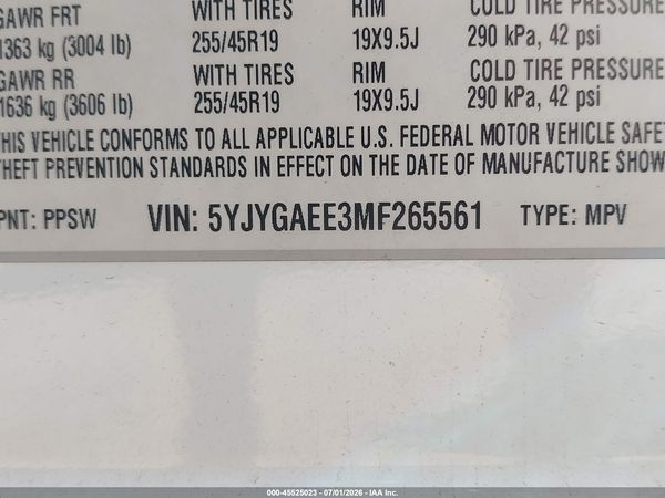 2021 TESLA MODEL Y