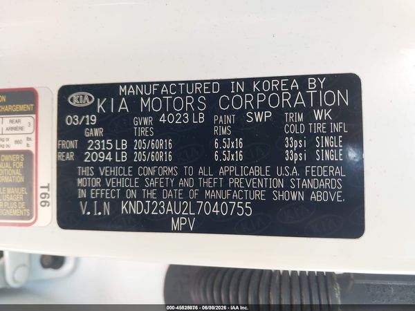 2020 KIA SOUL S
