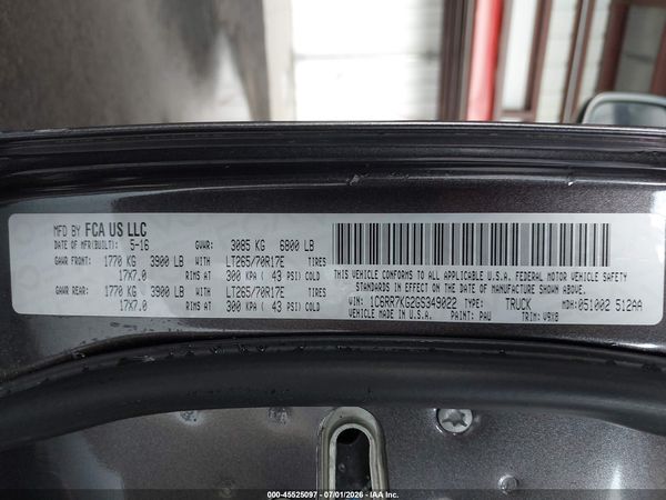 2016 RAM 1500 TRADESMAN