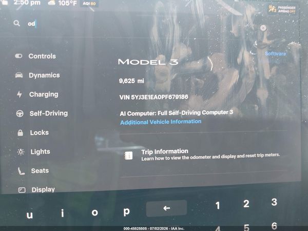 2023 TESLA MODEL 3 REAR-WHEEL DRIVE