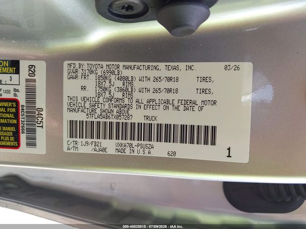 2026 TOYOTA TUNDRA SR5 CREWMAX 5.5' BED