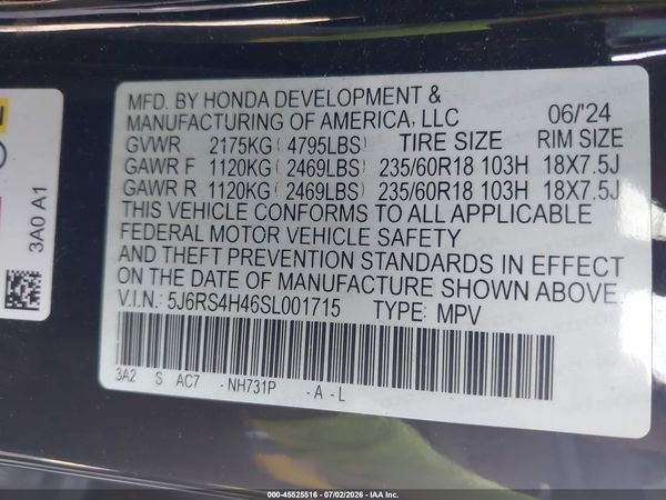 2025 HONDA CR-V EX AWD