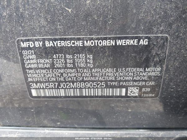 2021 BMW 330I XDRIVE