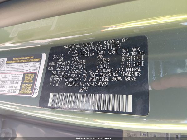 2025 KIA SORENTO HYBRID EX
