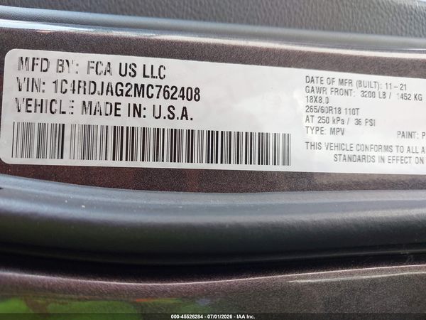 2021 DODGE DURANGO SXT PLUS AWD