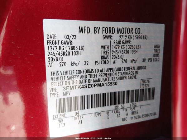 2023 FORD MUSTANG MACH-E GT